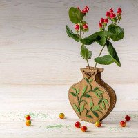 Bead embroidery kit on wood FairyLand FLK-347 Vase