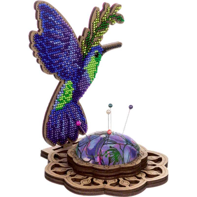Bead embroidery kit on wood FairyLand FLK-478 Pincushion