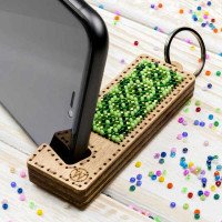 Bead embroidery kit on wood Wonderland Crafts FLK-486 Phone holder