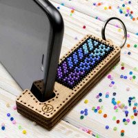 Bead embroidery kit on wood Wonderland Crafts FLK-490 Phone holder