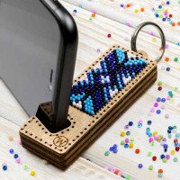 Bead embroidery kit on wood Wonderland Crafts FLK-491 Phone holder