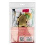 Bead embroidery kit on wood Wonderland Crafts FLK-557 Christmas decorations