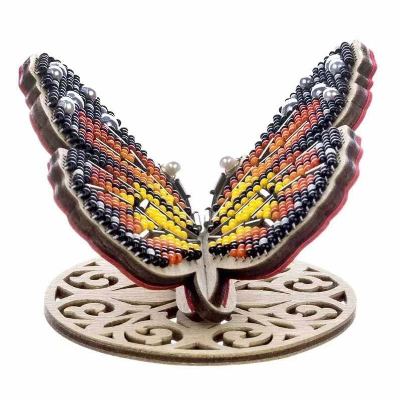 Bead embroidery kit on wood Wonderland Crafts FLK-581 animals