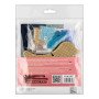 Bead embroidery kit on wood Wonderland Crafts FLK-587 birds