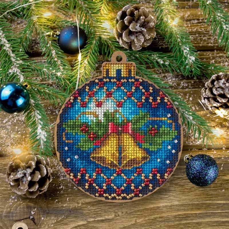 Cross-stitch kits on wood Wonderland Crafts FLW-020 Christmas toys