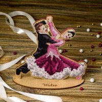 Cross-stitch kits on wood Wonderland Crafts FLW-025