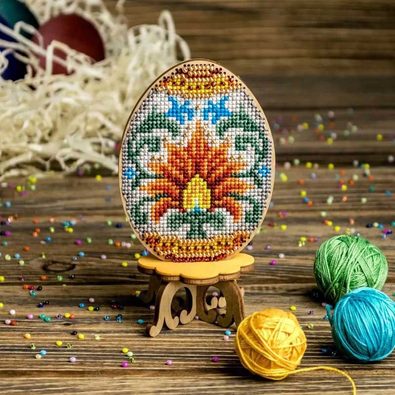 Cross-stitch kits on wood Wonderland Crafts FLW-032 Easter