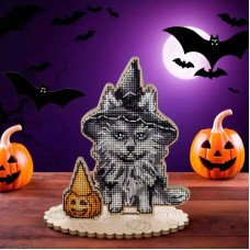 Cross-stitch kits on wood Wonderland Crafts FLW-052 Halloween