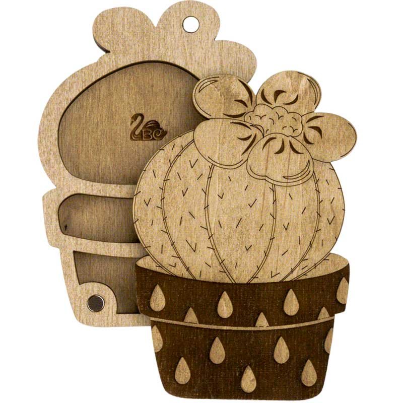 Organizers for beads with wooden lid Fairy Land FLZB-098