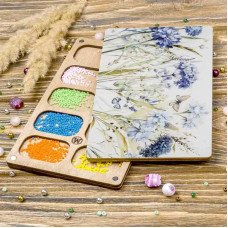 Organizers for beads with wooden lid Fairy Land FLZB-212