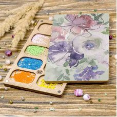 Organizers for beads with wooden lid Fairy Land FLZB-214