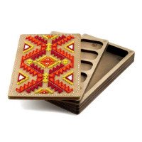 Organizers for beads with cover for bead embroidery Wonderland Crafts FLZB-244