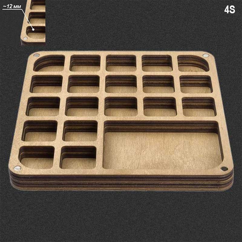 Square organizer Fairy Land FLDD-004 (19*19 mm) constructor: middle part