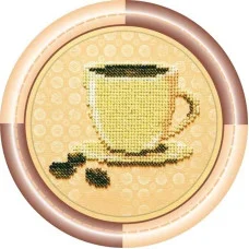 Набір міні для вишивання бісером Абріс Арт АМ-004 Кава
