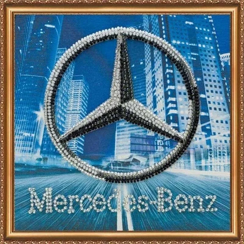 Набір міні для вишивання бісером Абріс Арт АМ-067 Mersedes-Benz