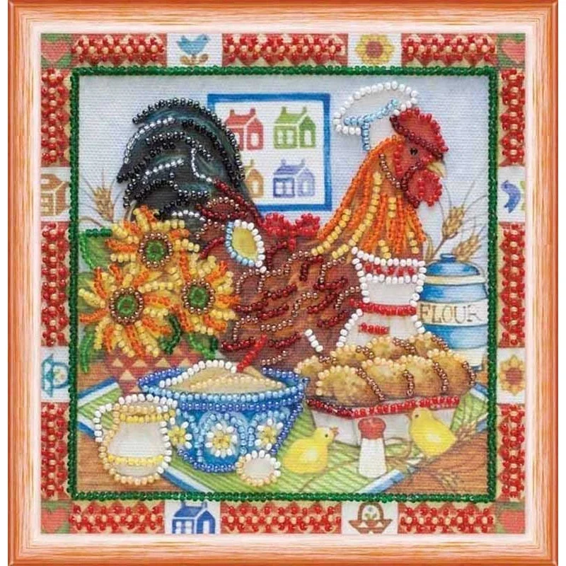 Bead embroideri kit Mini Abris Art AM-122 Friendlyness