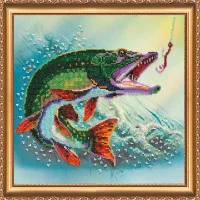 Main Bead Embroidery Kit on Canvas  Abris Art AB-344 On hook