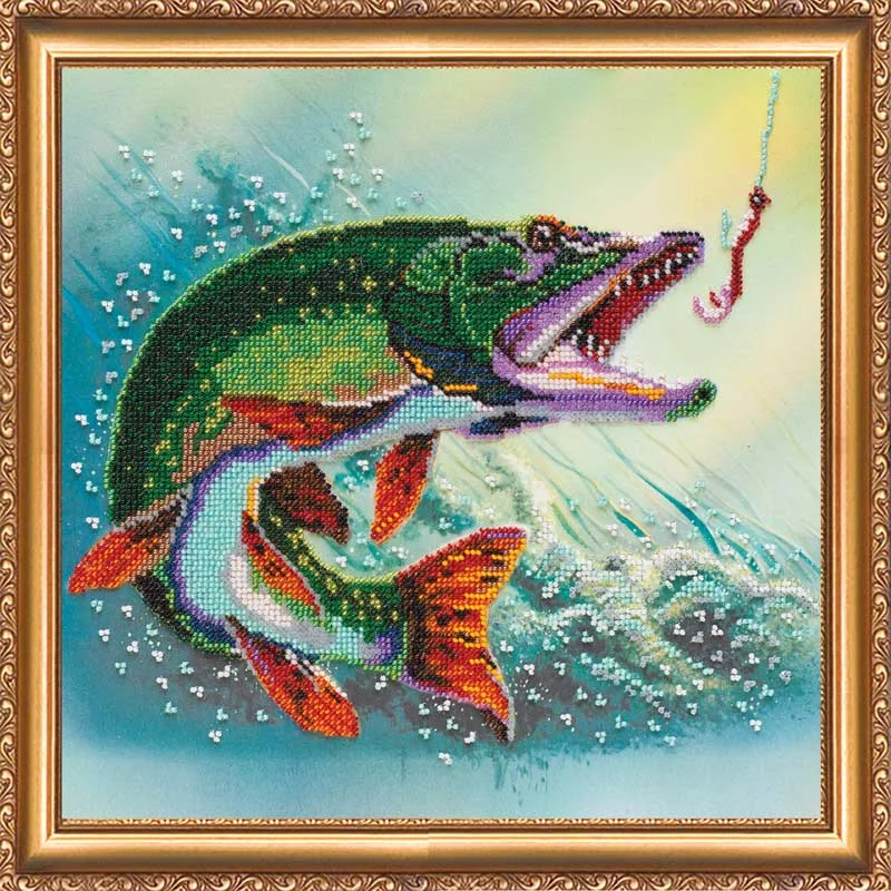 Main Bead Embroidery Kit on Canvas  Abris Art AB-344 On hook