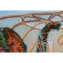 Main Bead Embroidery Kit on Canvas  Abris Art AB-368 Mosaic elephant