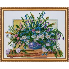 Main Bead Embroidery Kit on Canvas  Abris Art AB-391 Aromas of summer-2
