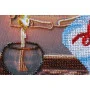 Main Bead Embroidery Kit on Canvas  Abris Art AB-459-01 Prayer