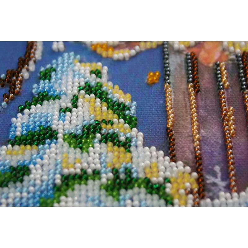 Main Bead Embroidery Kit on Canvas  Abris Art AB-527 Lovely angels