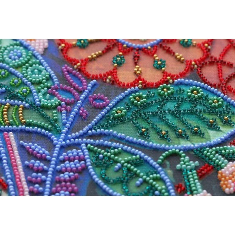 Main Bead Embroidery Kit on Canvas  Abris Art AB-543 Magic colors