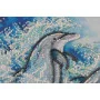 Main Bead Embroidery Kit on Canvas  Abris Art AB-578 Dissecting the waves