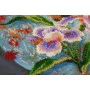Main Bead Embroidery Kit on Canvas  Abris Art AB-581 Flower Palette
