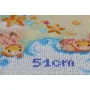 Main Bead Embroidery Kit on Canvas  Abris Art AB-590 Metrics