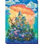 Main Bead Embroidery Kit on Canvas  Abris Art AB-636 Cozy little world