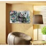 Main Bead Embroidery Kit on Canvas  Abris Art AB-651 Bamboo bear
