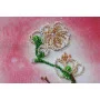 Main Bead Embroidery Kit on Canvas  Abris Art AB-799 Sakura color