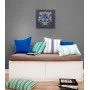 Main Bead Embroidery Kit on Canvas  Abris Art AB-895 A luxurious sapphire