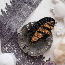 Bead embroidery kit decorations Abris Art AD-040 Pen