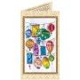 Bead embroidery kit postcard Abris Art AO-146 Lanterns desires