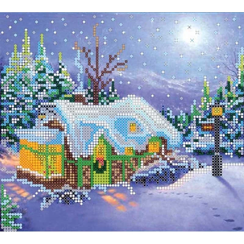 Pattern for beading Abris Art AC-016 Christmas