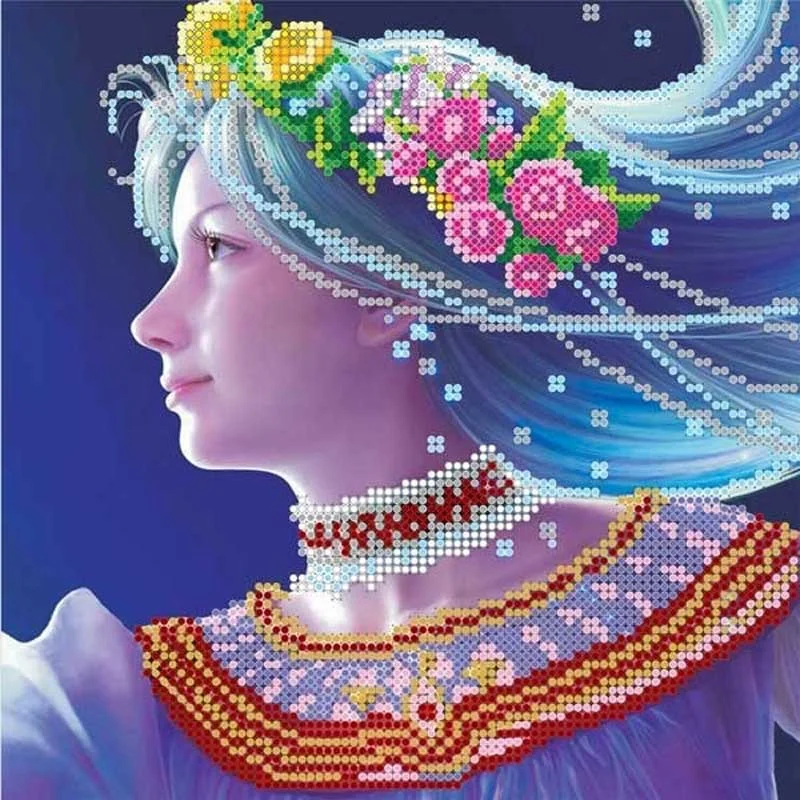 Pattern for beading Abris Art AC-028 Diva