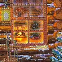 Pattern for beading Abris Art AC-072 On the eve of Christmas