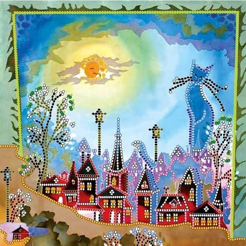 Pattern for beading Abris Art AC-080 Dreams keeper