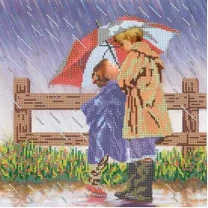 Pattern for beading Abris Art AC-137 Under the umbrella