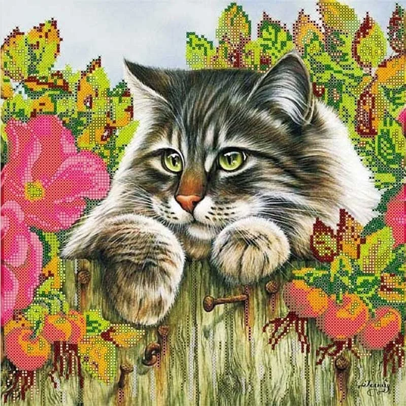 Pattern for beading Abris Art AC-143 Fluffy Robber