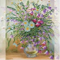 Pattern for beading Abris Art AC-405 Bellflowers