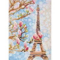 Cross stitch kit Abris Art AH-075 Morning in Paris