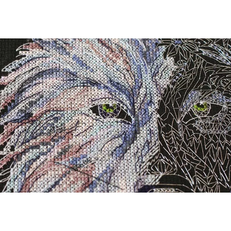 Cross stitch kit Abris Art AH-125 Wolf
