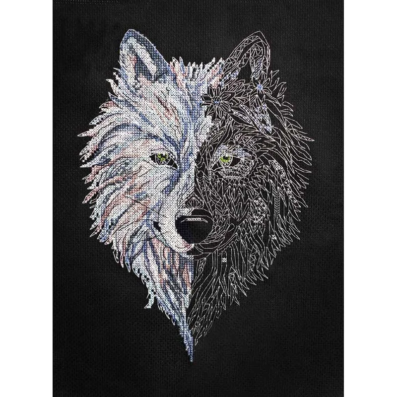 Cross stitch kit Abris Art AH-125 Wolf