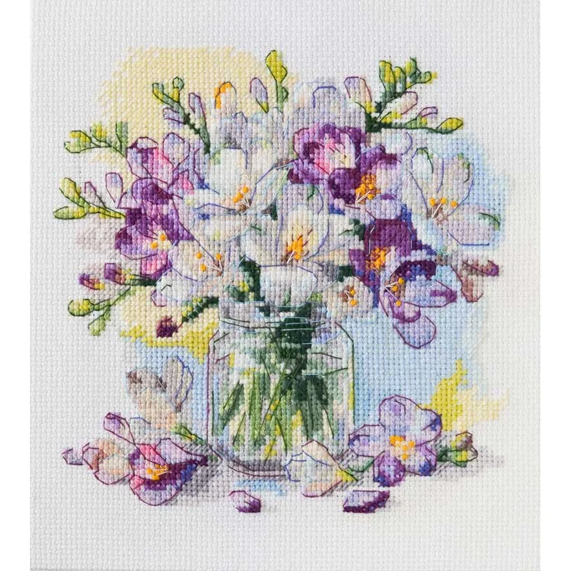 Cross stitch kit Abris Art AH-228 The first bouquet