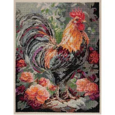 Cross stitch kit Abris Art AH-268 Rooster in the Yard