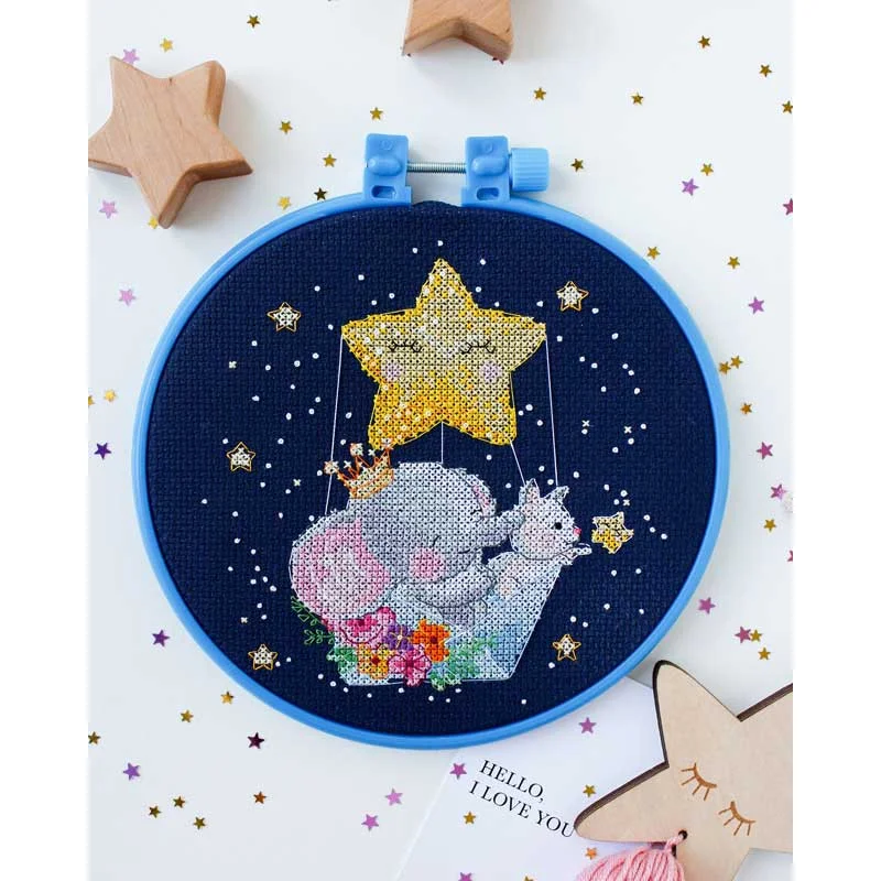 Cross stitch miniature set Abris Art AHM-045 Night walk