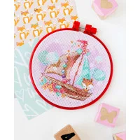 Cross stitch miniature set Abris Art AHM-050 Under sail